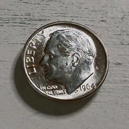 1964-D Roosevelt BU 90% Silver Dime ~ Free Shipping!