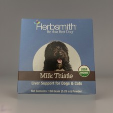 Milk Thistle for Dogs and Cats, 75g Organic Liver Support 5.26 oz. Powder New