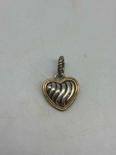 Pre-Owned David Yurman 925 & 18K Heart Pendan...