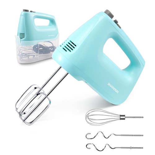 Hand Mixer Electric, 6 Speed & Turbo Mixer Electric Handheld, Snap-On Storage... - Afbeelding 1 van 7