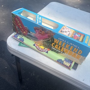 Camel 1993 Weekend Calendar And Camel Cash Collectible Volume 2/3/ Limited Ed
