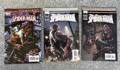 Sensational Spider-Man Unmasked #32, 33, 34 Marvel Comics 2006