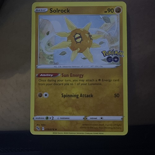 Solrock 039/078 Pokémon GO Regular - Picture 2 of 2