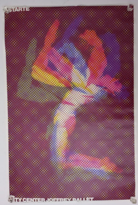 ORIGINAL POSTER, 'ASTARTE, CITY CENTER JOFFREY BALLET'. D HAUS. 110 x 74 CM.