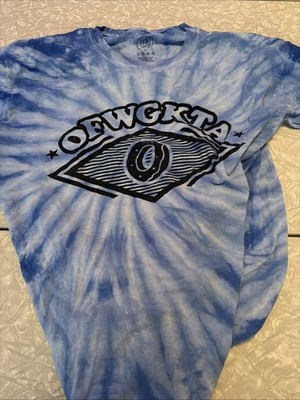Odd Future OFWGKTA Blue Tie Dye T-Shirt, Size Large