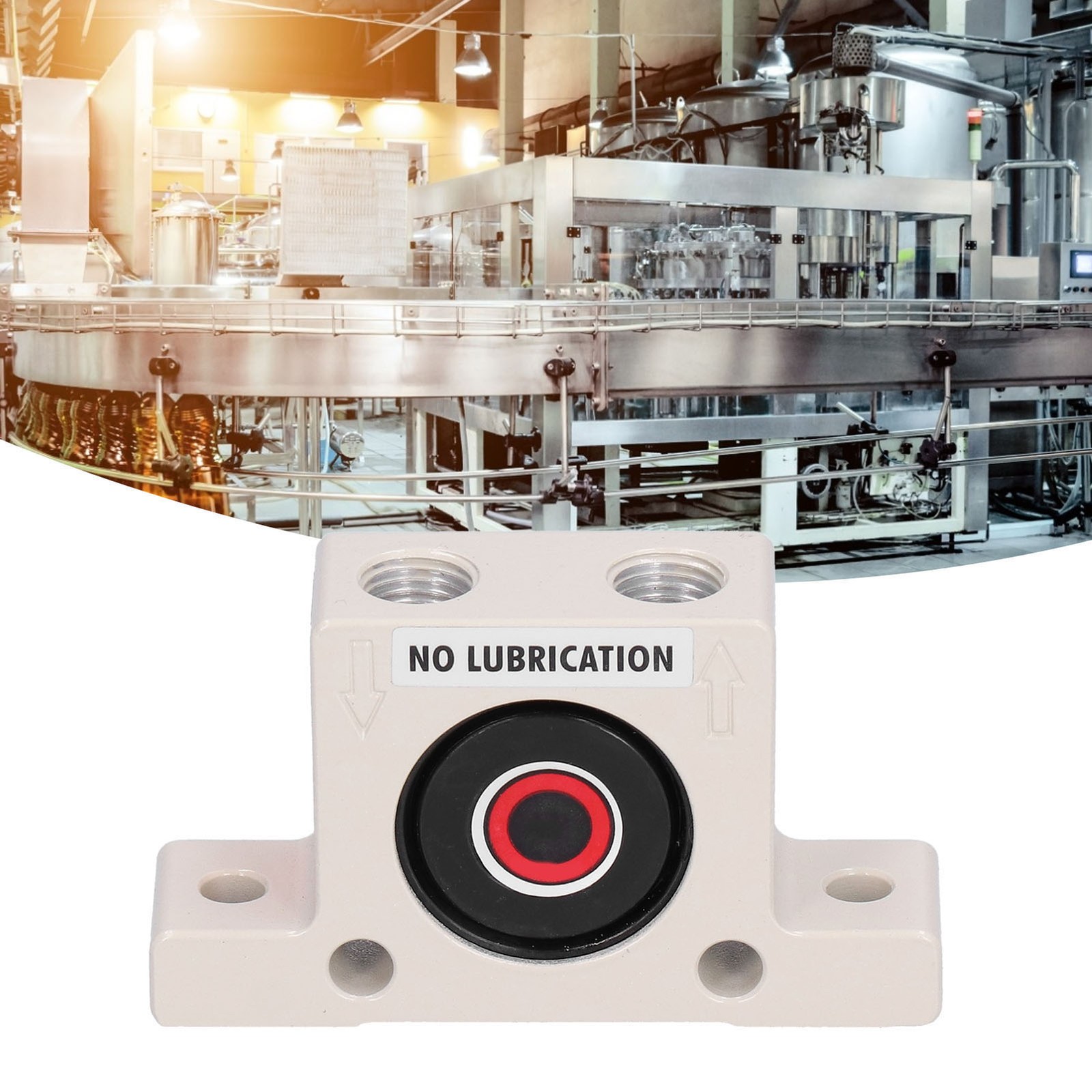 Pneumatic Vibrator Ball Type Piston Drive Industrial Vibration 1/4in Thread CTX☜