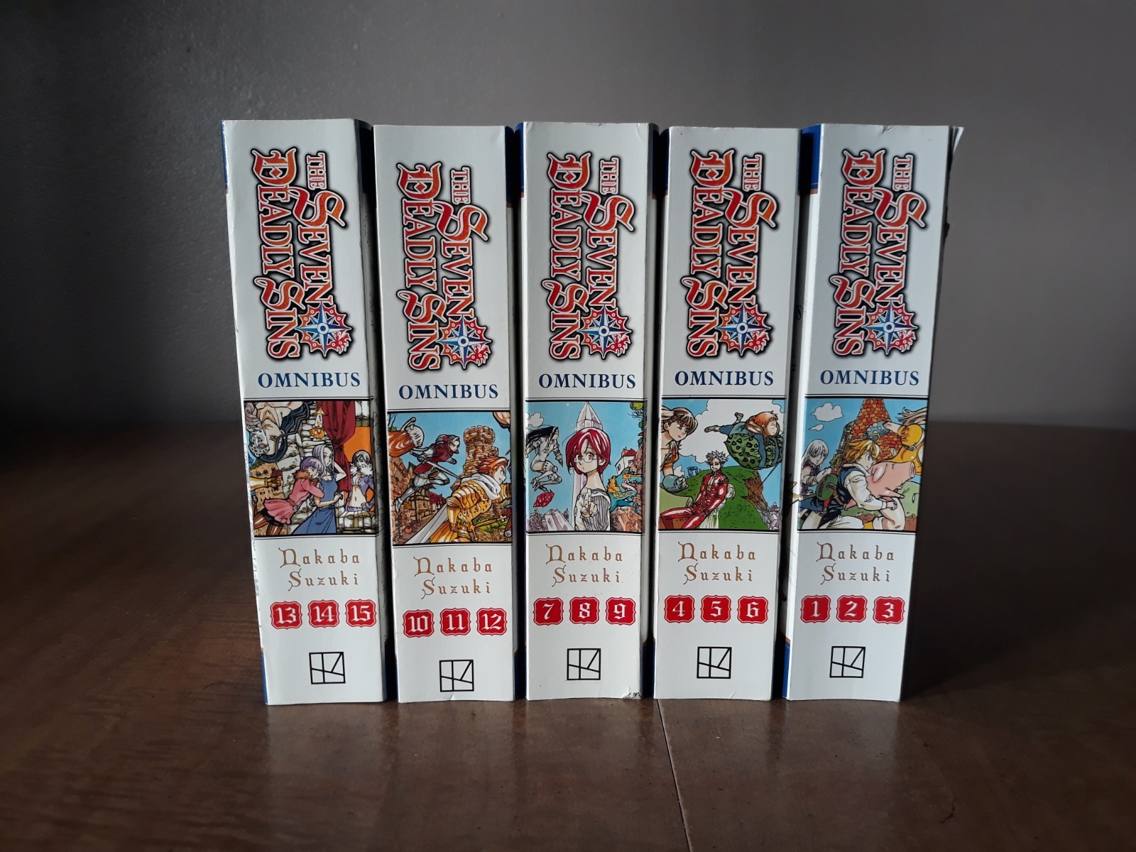 7 Deadly Sins Manga Inglés Omnibus Vols 1-15