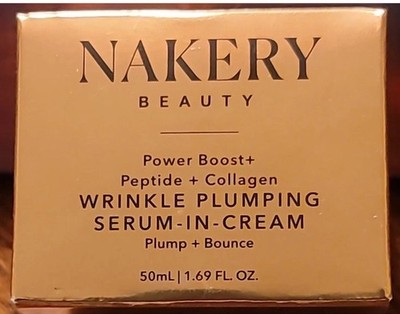 Nakery Beauty Power Boost+ Peptide + Collagen Serum-in-Cream Face/Neck 1.69oz