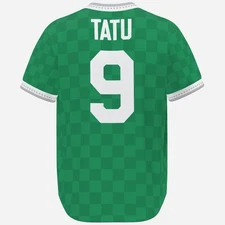 Dallas Sidekicks - 1986 1987 AWAY soccer jersey Replica Retro shirt, TATU 9
