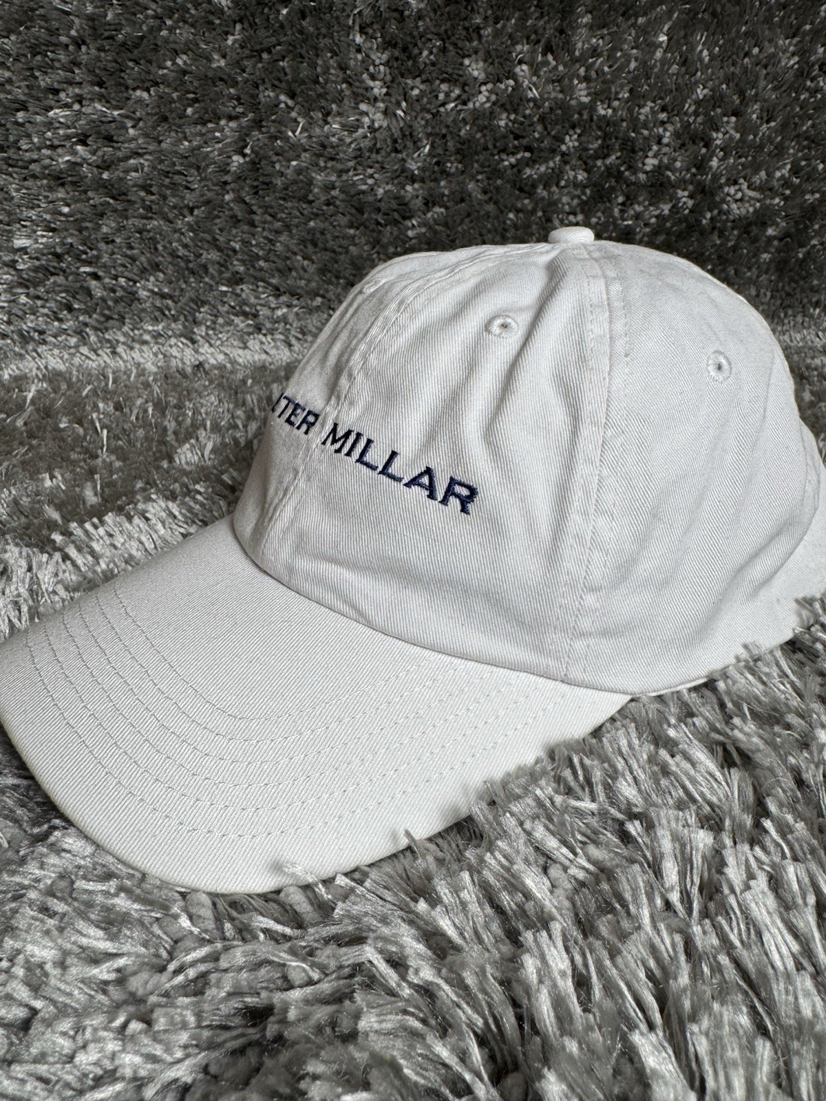 Peter Millar Hat Cap Strapback One Size White Gol… - image 2