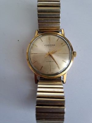 candino Herrenuhr vintage/sehr vintage/17 Jewels/ wasserfest antimagnetisch