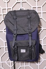 Herschel Little America Zaino 30L Blu Nero Laptop Viaggio Day Pack 17x11x6