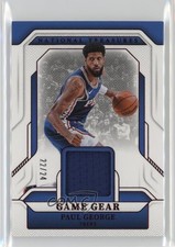 2024-25 Panini National Treasures Game Gear International 22/24 Paul George 8e1