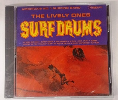 Surf Drums by The Lively Ones (CD, Apr-1995, Del-Fi Records) Brand New Sealed