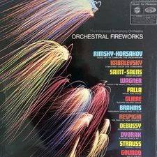 ORCHESTRAL FIREWORKS-Hollywood Symphony Orchestra-EX/EX LP Vinyl Record MFP 2128