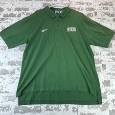 Reebok Michigan State Spartans Final Four Big 10 Champs Green Polo Shirt