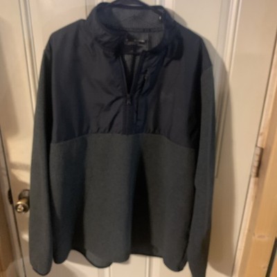 Under Armour Men s Pullover 3/4 Zip Black And Gray 2xl