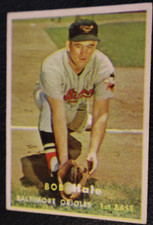 1957 TOPPS BASEBALL SET, #406 Bob Hale, Baltimore Orioles, VG