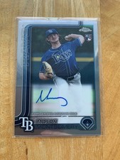 Mason Montgomery 2025 Topps Chrome Rookie Auto (RC) - Rays