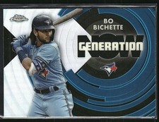2022 Bo Bichette - #GNC-6 Generation Now Chrome - Toronto Blue Jays a41