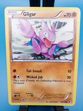 Pokemon Gligar 80/149 Boundaries Crossed Regular Common BW7 Card MP
