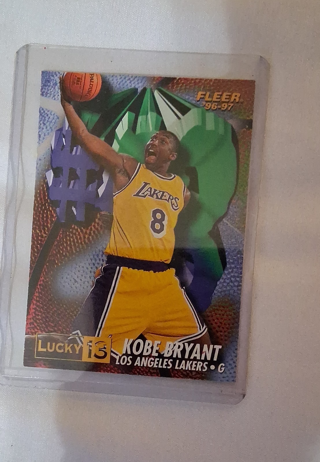1996-97 Fleer - Prize Lucky 13 Kobe Bryant #13 (RC)
