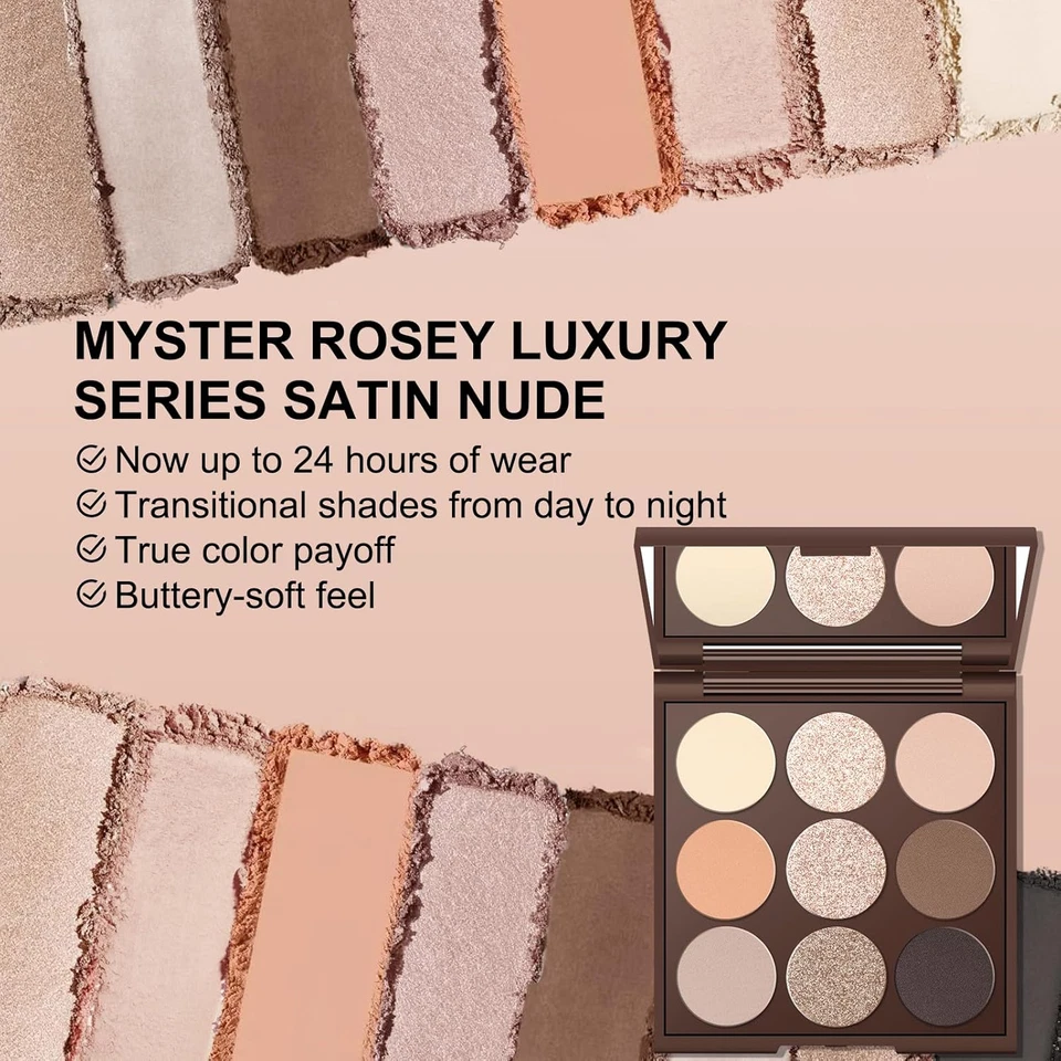 Neutral Eyeshadow Palette, Nude Eyeshadow Palette, Matte Eye Shadow Makeup Palet - Image 4 of 4