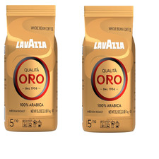 Lavazza Qualita Oro Whole Bean Blend, Medium Roast,100% Arabica, 4.4 lb (2pack) 4.38 per pound