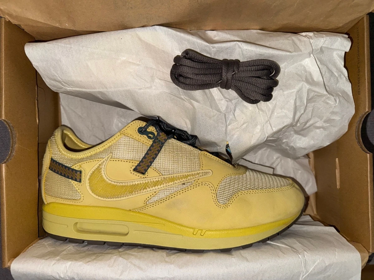 Preços baixos em Nike Air Max 1 x Travis Scott Saturn Gold | eBay