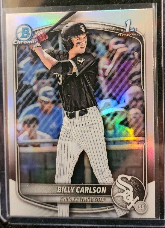 2025 Bowman Draft Chrome Billy Carlson 1st Refractor