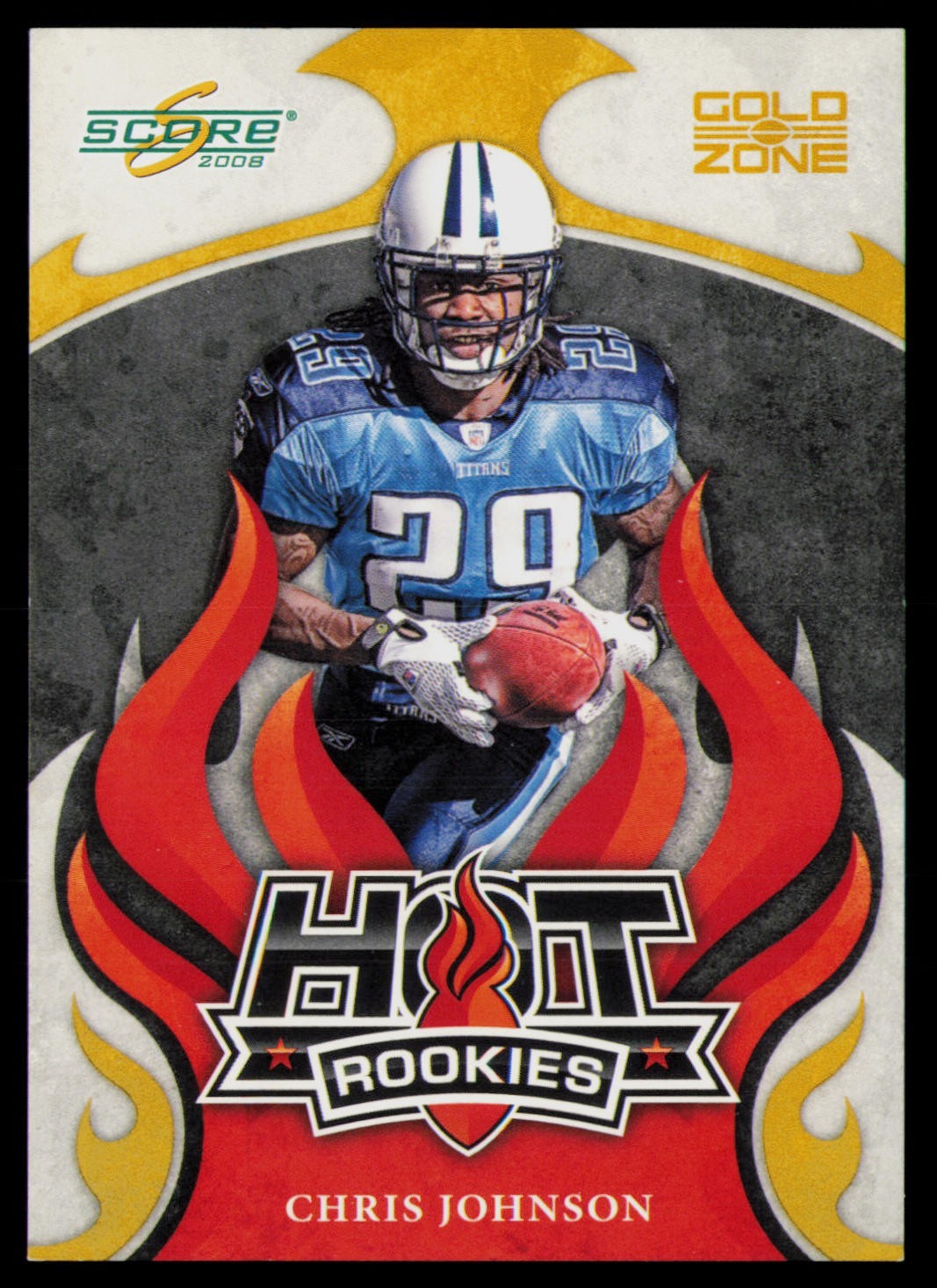 Chris Johnson Score Hot Rookies #HR3 Gold Zone