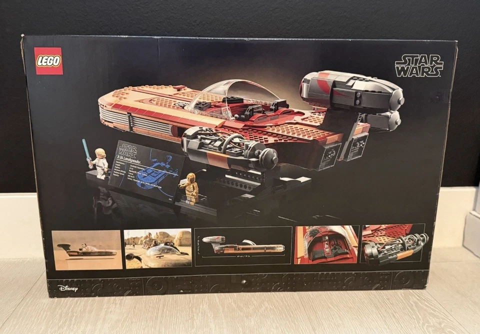 LEGO Star Wars Luke Skywalker's Landspeeder 75341 совершенно новый запечатанный снят с производства - Изображение 2 из 2