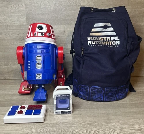 Droid Depot Red/White Astromech Droid With Droid Carrier & Personality Chip