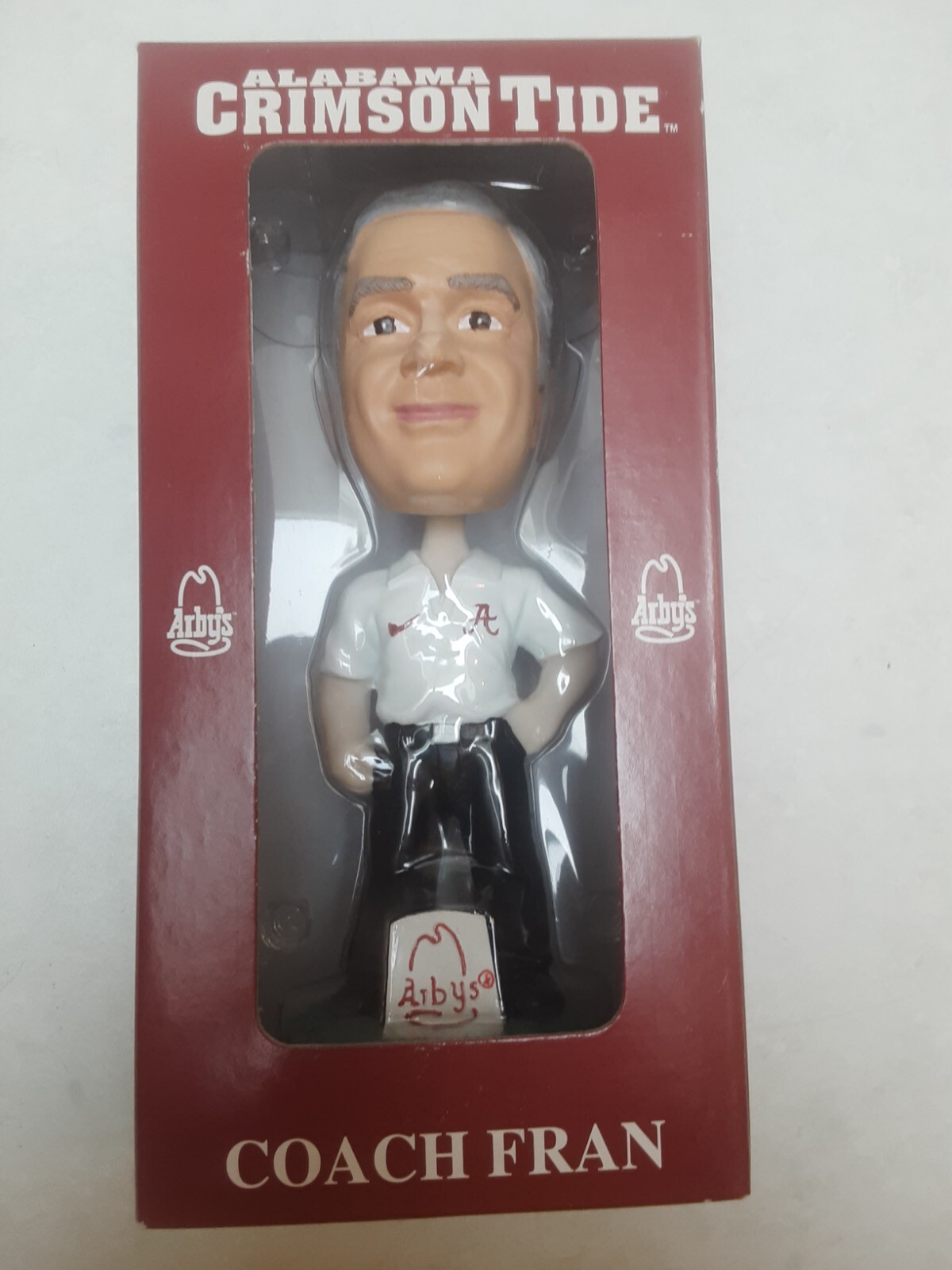 Vintage Coach Fran Bobblehead Alabama Crimson Tide 20012002 eBay