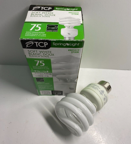 TCP 801019 Compact Fluorescent Lamp,19W, 2700K Retro Warm White - Picture 4 of 4