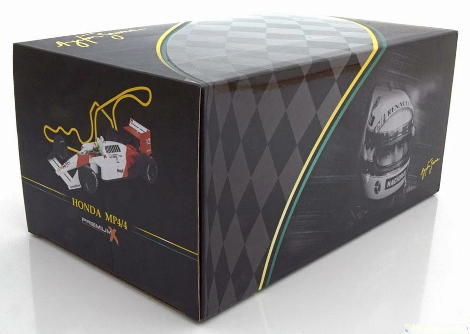 Mclaren Honda Mp4/4 #12 Gp Giapponese Campione Senna 1988 Premium X SEN18002 1/ - Immagine 4 di 4