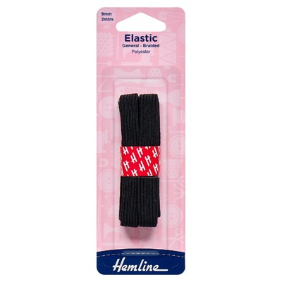9mm Hemline General Braided Elastic 3mm 6mm 20mm