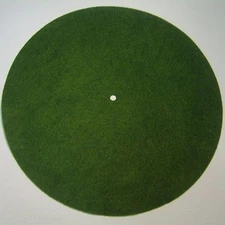 Victor Phonograph LARGE LIGHT GREEN Turntable Felt - Round (fits 12" diameter)