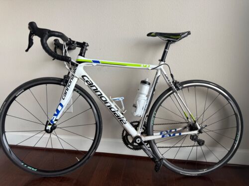 road bike cannondale super evosize 54 Shimano 105 2013, new pair Shoes 11.5
