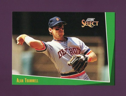 1992 Score Select Alan Trammell #230 Detroit Tigers - 第 1/2 張圖片