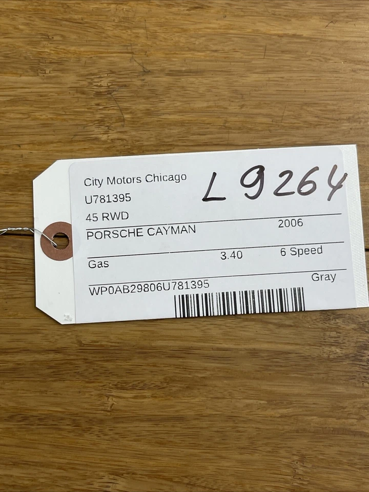 2006-2012 Porsche Cayman 987 tampa de acabamento de pilar esquerdo A fabricante de equipamento original - Imagem 2 de 4