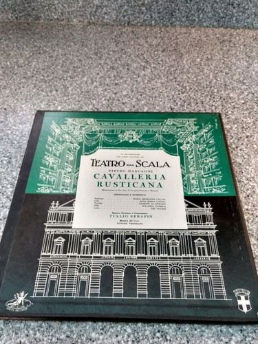Vintage ALLA SCALA, PIETRO MASCAGNI, 2 RECORD SET STORY AND MUSIC BOOK 1954 - Picture 2 of 5