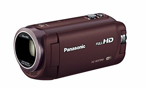 Panasonic HD Camcorder HC-W570M-T Wipe shooting 90x zoom brown - Picture 1 of 2