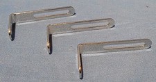 3 NEW CHROME GUITAR PICKGUARD BRACKET