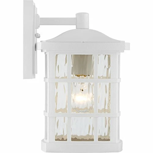 Quoizel SNN8408W 1-Light Stonington Outdoor Lantern in Fresco - Picture 6 of 7