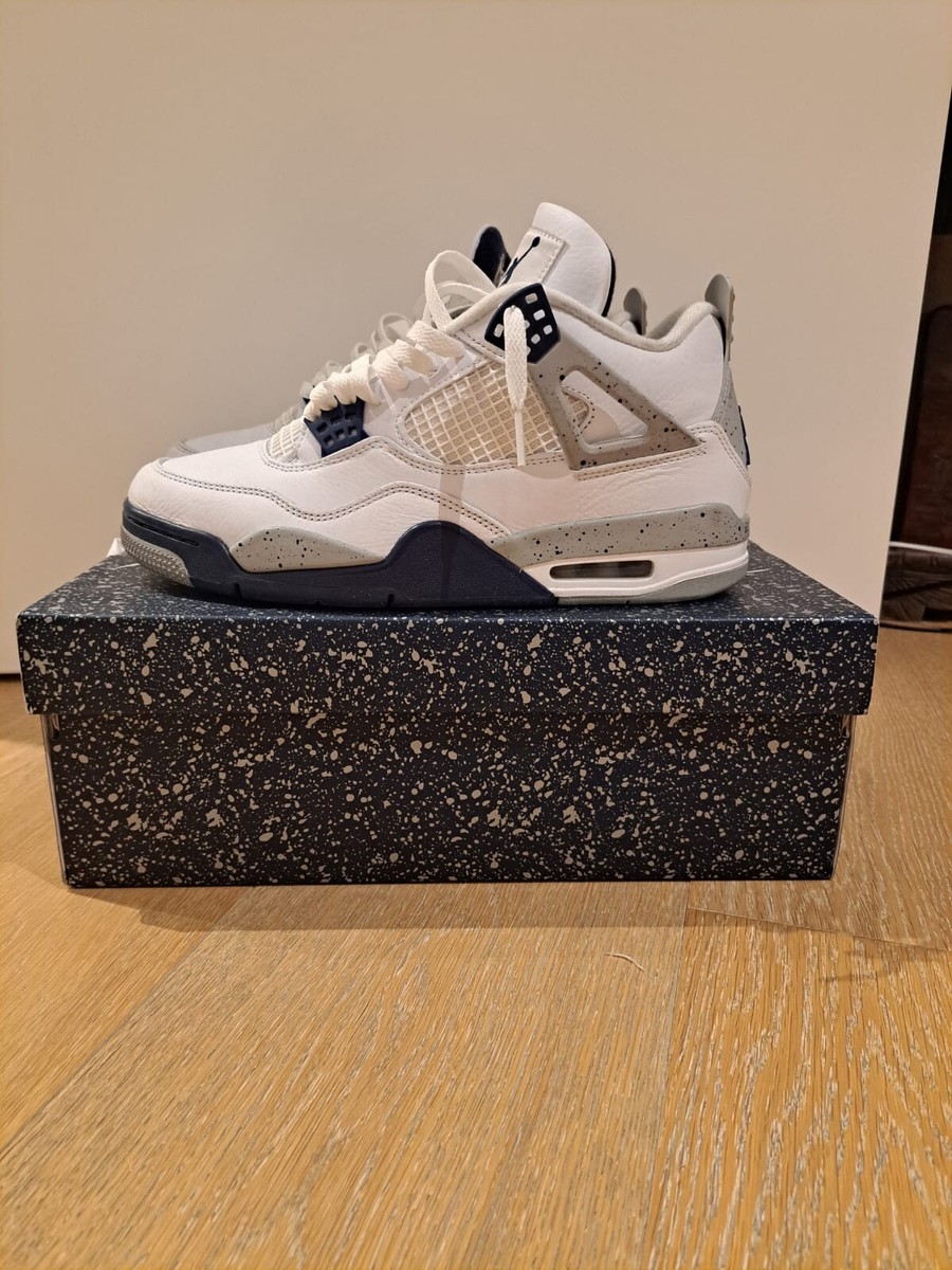 Buy Size 9.5 - Jordan 4 Retro Mid Midnight Navy online | eBay