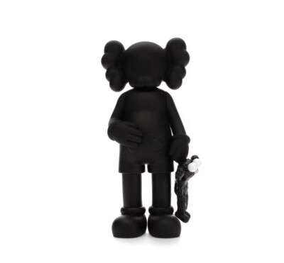 KAWS SHARE Open Edition Vinyl Figure Companion Collectible Art Toy - Black