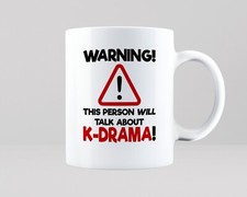 K-Drama Mug Gift Idea Korean Drama Television Series Fan Watch Tea Coffee Cup