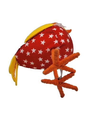 New 2022 Target Bird Felt And Cloth With White Stars Yellow Bird 2022 Metal Tag - Picture 6 of 7