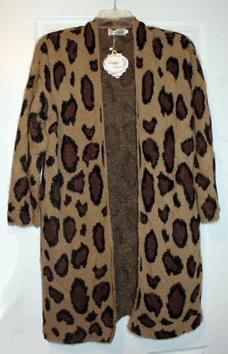 Eyelash Cardigan Sweater NWT 